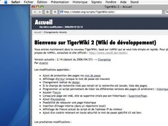 Temp. screenshot of how TigerWiki looks. 