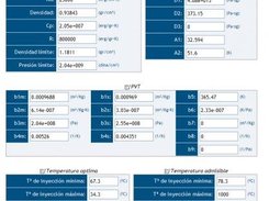 Formulario de un Material rellenado