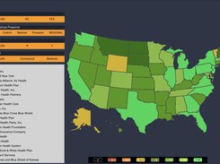 View payers on a territory map