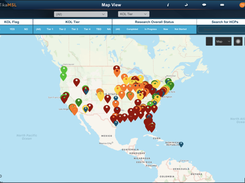 View HCPs on a territory map