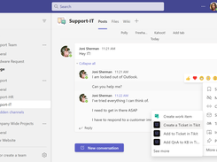 Create a Ticket from Teams Chat