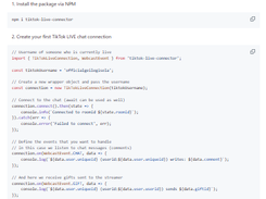 TikTok Live Connector Screenshot 1
