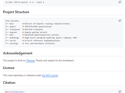 Tile Kernels Screenshot 1