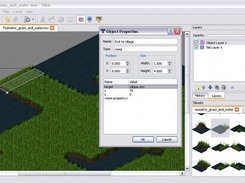 An isometric map with a custom object