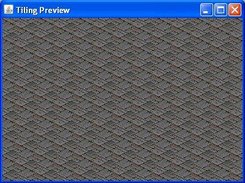 c: Isometric tiling preview.