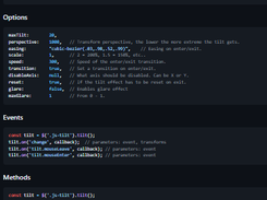 Tilt.js Screenshot 1