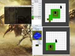 client 1 builds tiles to world while client 2 draws his own