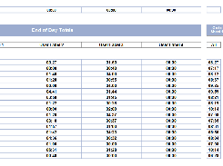 Daily Totals Log