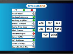 Timeclock Kiosk with Simple filter enabled