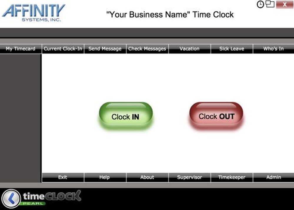 TimeClock Pearl Screenshot 1