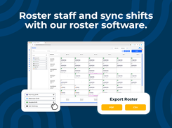 Roster staff and sync shifts with our roster