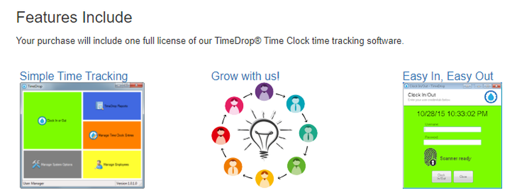 TimeDrop Time Clock Screenshot 1