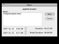 Notes view