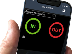 Clock in and out with TimePilot Mobile, our smartphone app