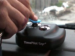 Pocket-sized, battery-powered TimePilot Tap lets you clock in with an iButton almost anywhere.