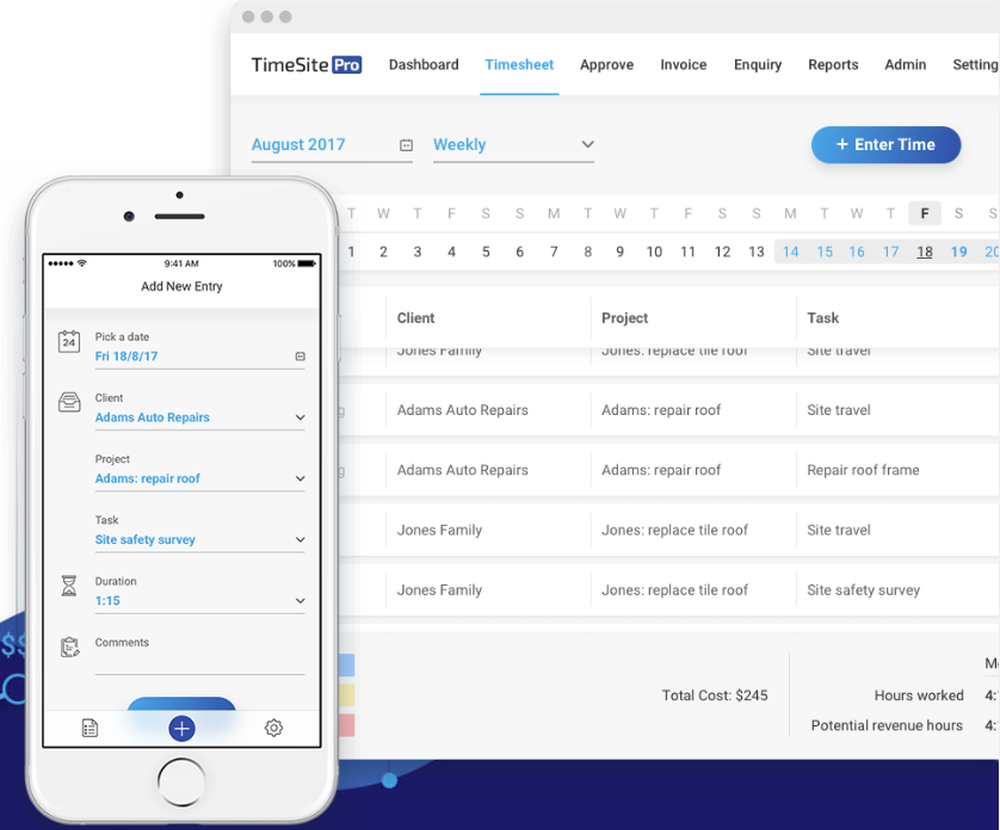 TimeSitePro-TimeSheet