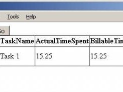 Main App with Time Report