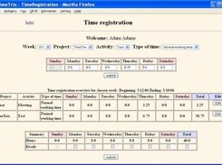 TimeTrix - TimeRegistration - en