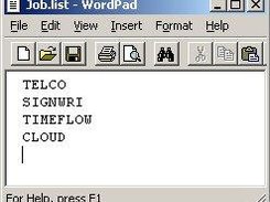Extremely simple formatting of Jobs list file