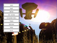 The main menu of timewarp.