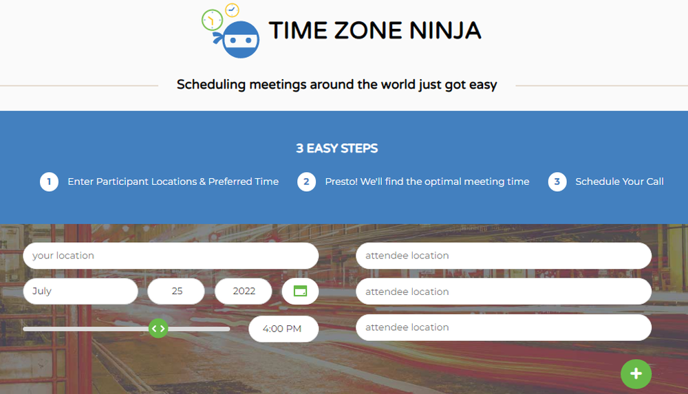 TimeZoneNinja Screenshot 1