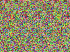 Random-dot autostereogram, calculated by TIM