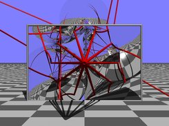 Visualisation of light-ray trajectories