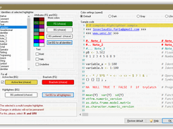 Highlighters settings