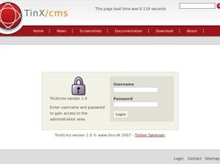 TinX/cms 1.0 - Login