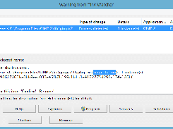 A new running process has been detected