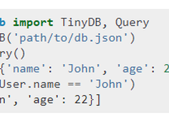 TinyDB Screenshot 1