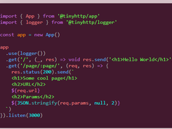 tinyhttp Screenshot 1