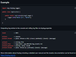tinylog Screenshot 1