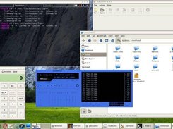 A screenshot showing a few of the programs used in test 5.