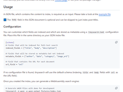 tinysearch Screenshot 1
