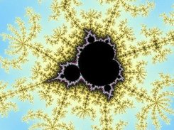 A Mandelbrot fractal from a multi threaded test application