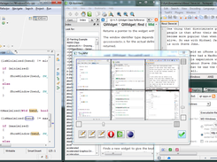 The result of applying the layout.
