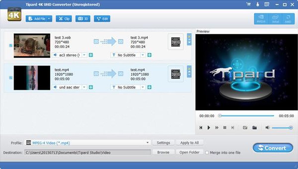 Tipard 4K UHD Converter Screenshot 1