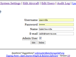 5. User editor