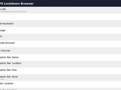 TIPS Manager: Lockdown Browser Settings