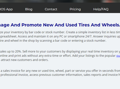 Tire Inventory Solutions Screenshot 1
