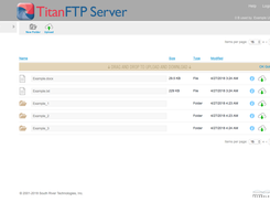 Titan SFTP Server WebUI