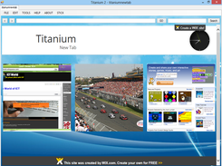 Titanium's New Tab Page