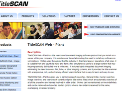 TitleSCAN Web Screenshot 1