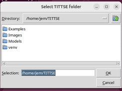 Browser to locate folder containing tittse files to convert to audio