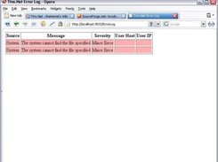 Error log (0.1.0a)