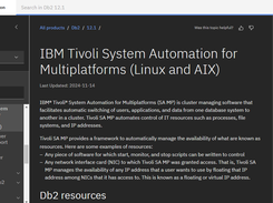 IBM Tivoli System Automation Screenshot 1