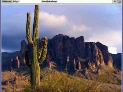 TivoSlideshow running in the HME SDK simulator.