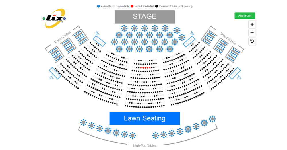 Seating Chart with Social Distancing