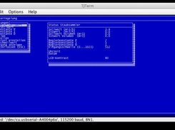 TJTerm showing a terminal interface